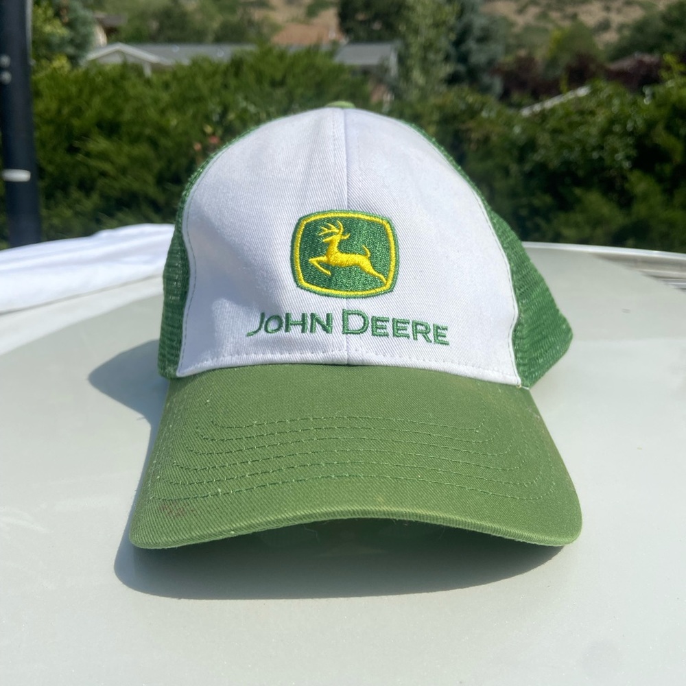 John Deere Licensed Green Trucker Hat